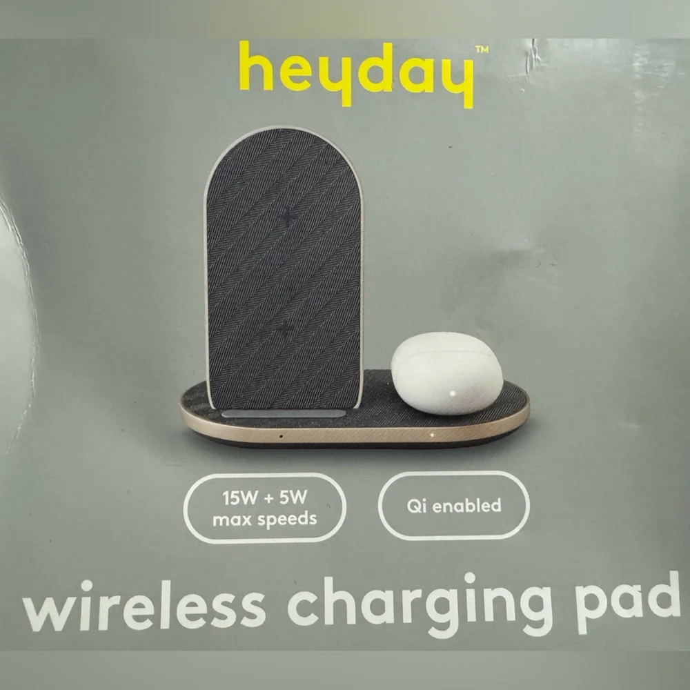 Qi 2-in-1 Wireless Charger- heyday